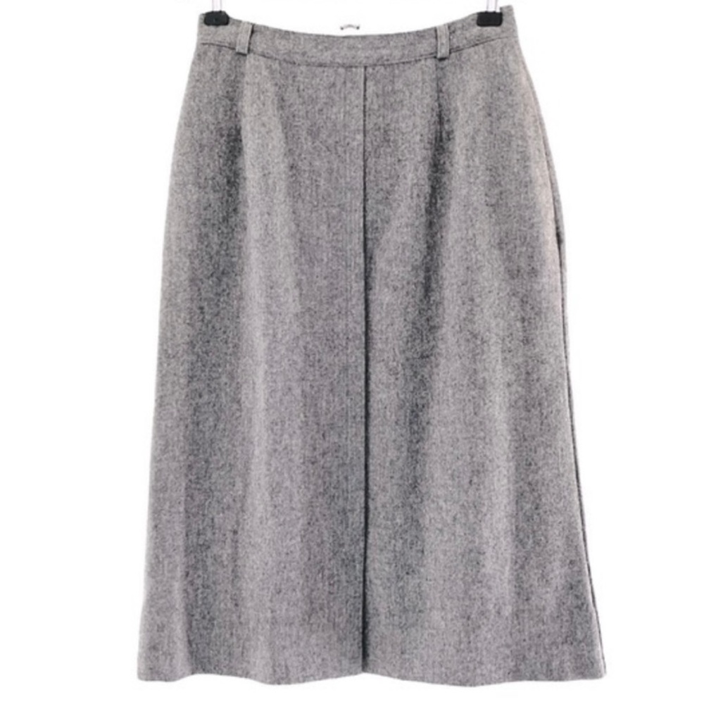 Vintage Pan-her Wool Split Front Skirt